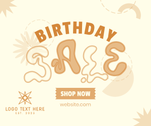 Hippie Birthday Sale Facebook post Image Preview