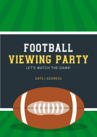 Football Viewing Party Flyer Image Preview