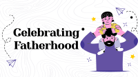 Doodle Happy Dad's Day Facebook event cover Image Preview