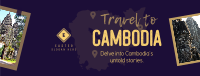 Travel to Cambodia Facebook Cover Design