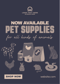 Quirky Pet Supplies Flyer Image Preview