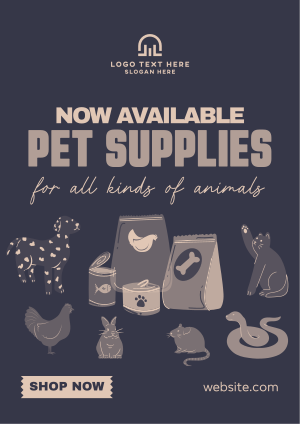 Quirky Pet Supplies Flyer Image Preview