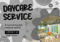 Playful Daycare Facility Postcard Image Preview