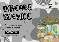 Playful Daycare Facility Postcard Image Preview