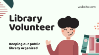 Public Library Volunteer Facebook Event Cover Image Preview