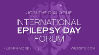 Minimalist International Epilepsy Day Forum Animation Preview