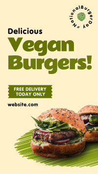 Vegan Burgers YouTube short Image Preview