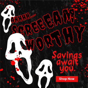 Scream Worthy Discount Instagram post Image Preview