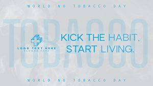 No Tobacco Day Typography Video Image Preview