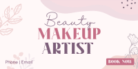 Beauty Make Up Artist Twitter Post Design