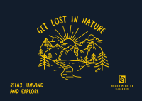 Lost In Nature Postcard Image Preview