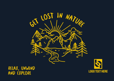 Lost In Nature Postcard