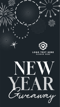 Circle Swirl New Year Giveaway Instagram Reel Design