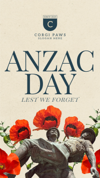 Anzac Day Collage TikTok Video Design