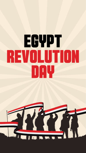 Celebrate Egypt Revolution Day Facebook story Image Preview