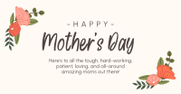 Mother's Day Ornamental Flowers Facebook Ad Design