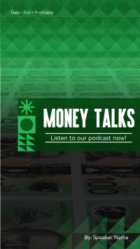 Money Talks Podcast Instagram Reel Image Preview