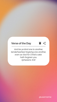 Verse of the Day Facebook Story Design