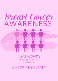 Breast Cancer Checkup Poster Design