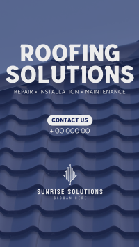 Professional Roofing Solutions Instagram Reel Image Preview