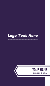 Simple Automotive Wordmark Business Card Design