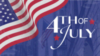 4th of July Flag Facebook Event Cover Design