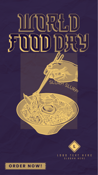 Slurp this Noodles Instagram Story Design