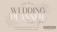Your Wedding Planner Facebook Event Cover Design