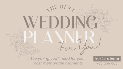 Your Wedding Planner Facebook event cover Image Preview