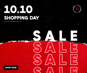 10.10 Sale Day Facebook post