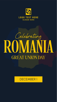 Romanian Celebration Facebook Story Design