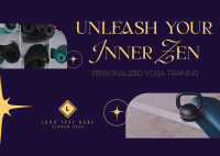 Yoga Training Postcard Image Preview