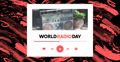 Radio Day Player Facebook Ad Image Preview