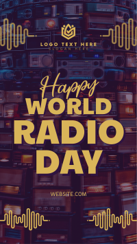 Celebrate World Radio Day Facebook Story Design