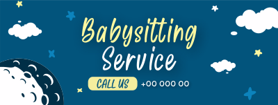 Cute Babysitting Services Facebook cover Image Preview