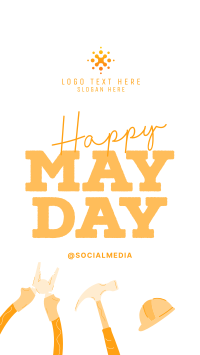 Happy May Day Instagram reel Image Preview