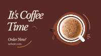 It's Coffee Time Facebook Event Cover Design
