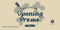 Nail Salon Promotion Twitter post Image Preview