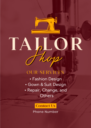 Sewing Machine Flyer Image Preview