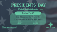 Presidents' Day Quiz  Animation Preview
