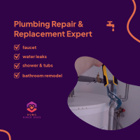 Plumbing Repair Service Instagram post Image Preview
