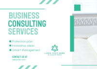 Business Consulting Postcard Design