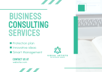 Business Consulting Postcard Image Preview