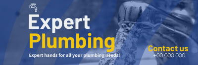 Clean Plumbing Works Twitter header (cover) Image Preview