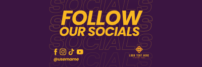 Social Follow Twitter header (cover) Image Preview