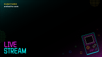 Neon Game Stream Zoom Background Image Preview