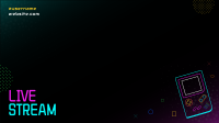 Neon Game Stream Zoom background Image Preview