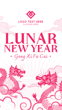 Oriental Lunar New Year YouTube Short Design