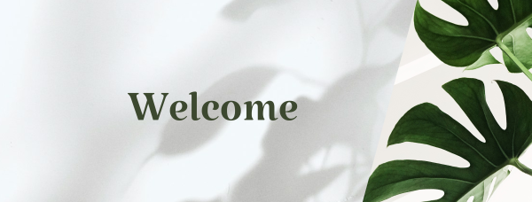 Welcome Monstera Facebook Cover Design Image Preview