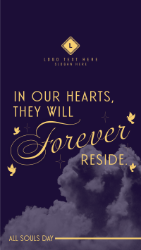 Serene All Souls Day Quote Instagram Reel Preview